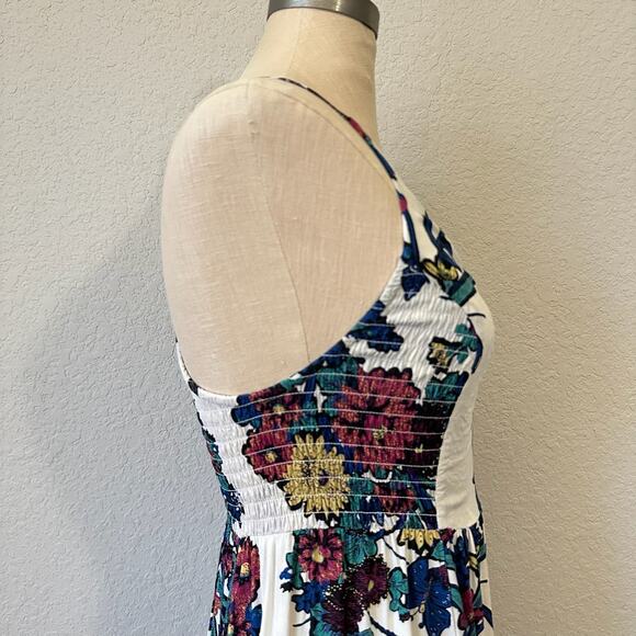 INTIMATELY FREE PEOPLE Through The Vine Maxi Dress Floral Smocked Boho - Picture 8 of 14